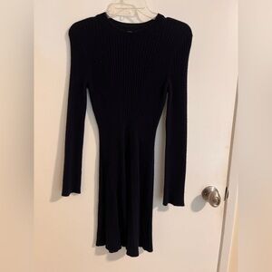 Navy AQUA cashmere sweater dress - worn once.